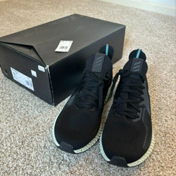 Adidas Alphaedge 4D Core Black/Core Black/Carbon Size 12 - Picture 8 of 11